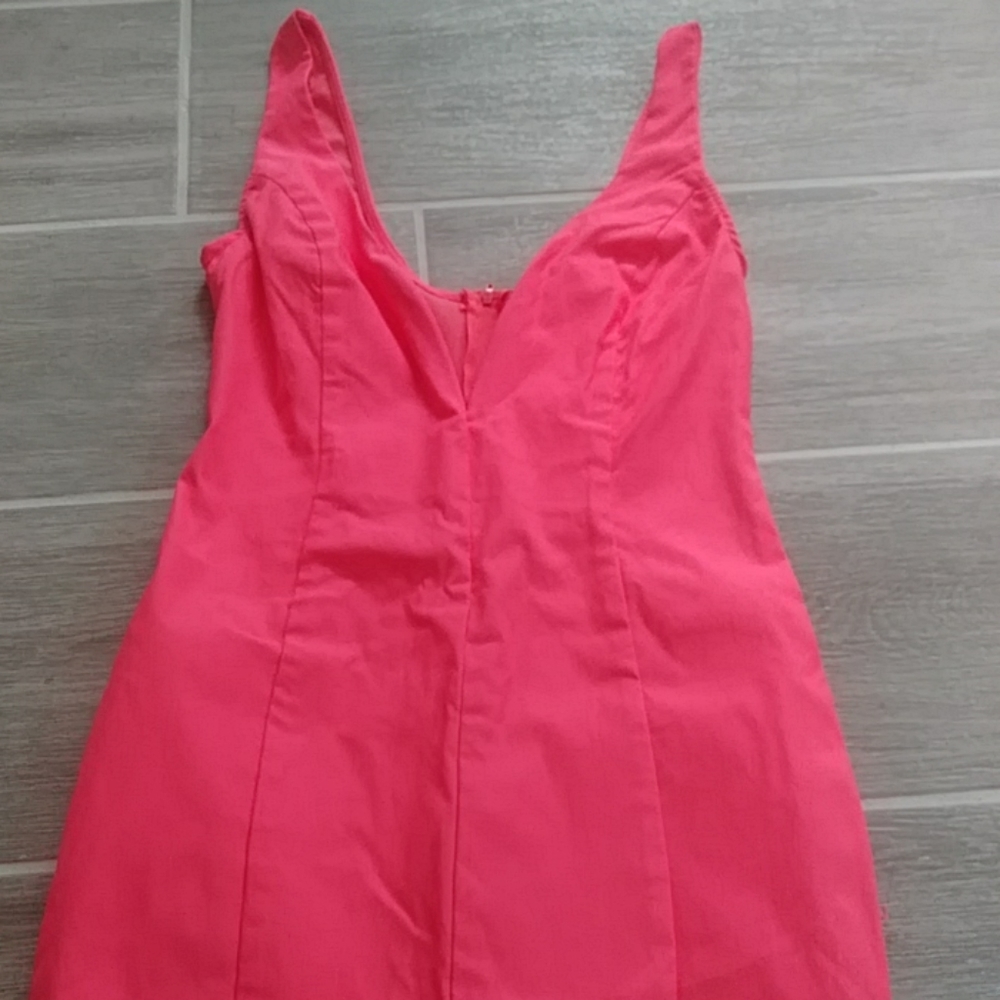 Coral body-con dress - Picture 2 of 2